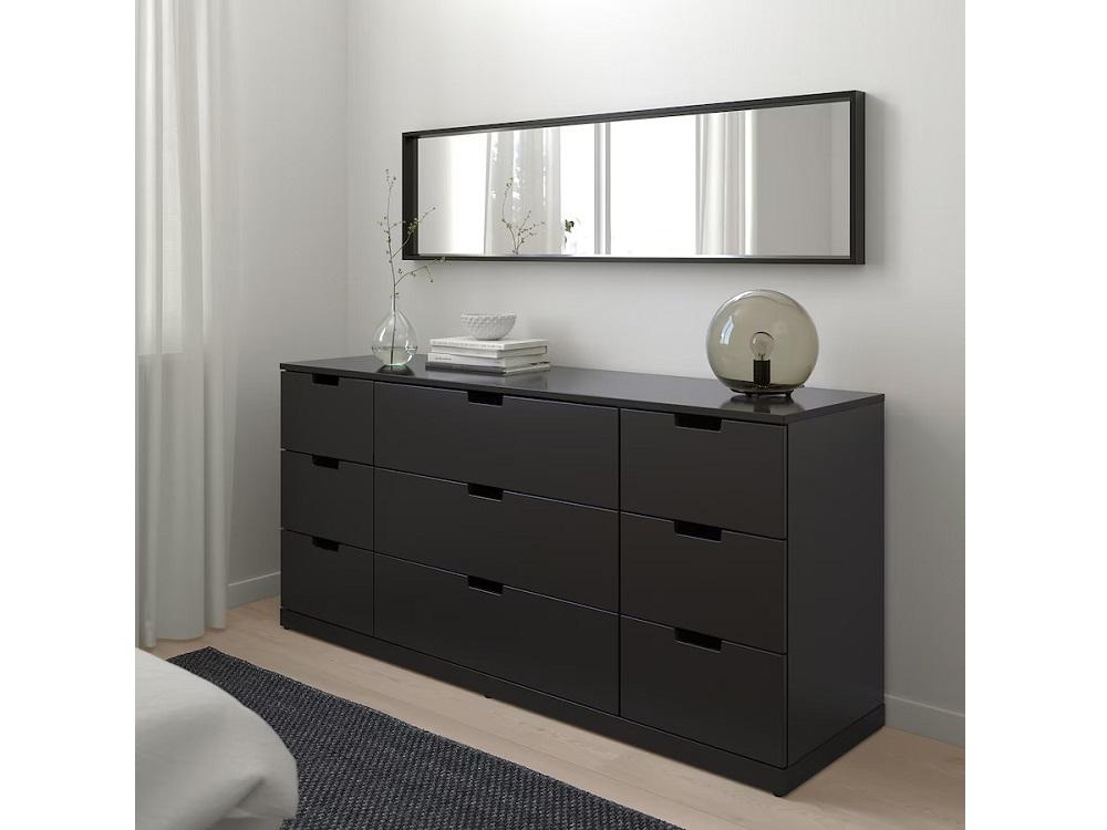 Комод Нордли 25 black ИКЕА (IKEA) изображение товара