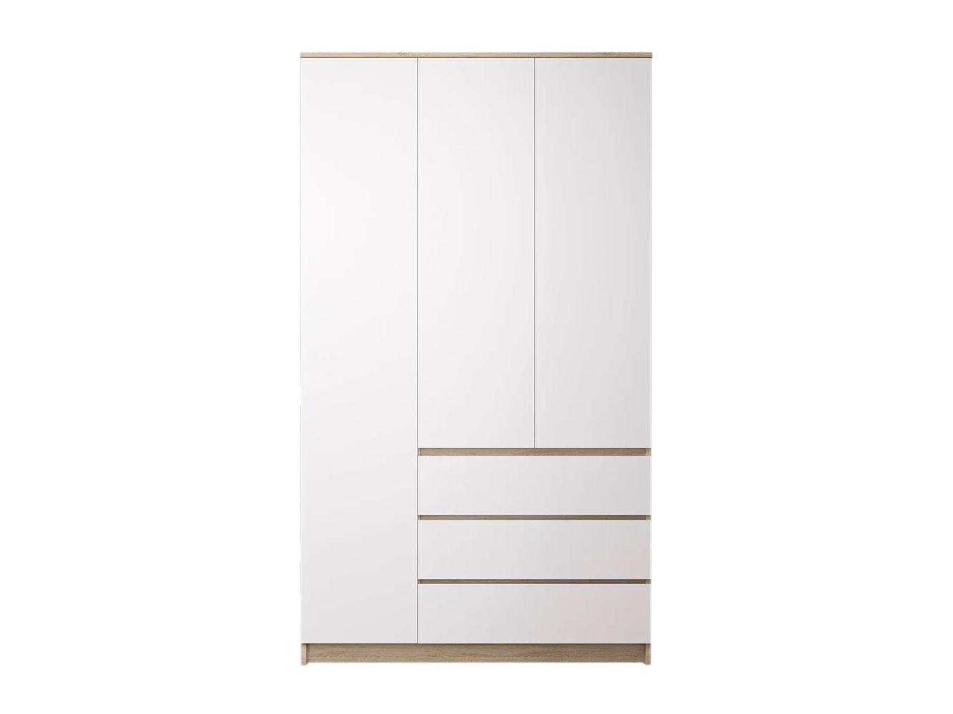 Распашной шкаф Мальм 314 oak white ИКЕА (IKEA) изображение товара