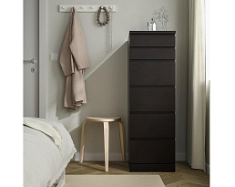 Изображение товара Комод Мальм 28 brown ИКЕА (IKEA) на сайте adeta.ru