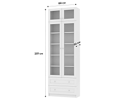 Изображение товара Книжный шкаф Билли 321 white ИКЕА (IKEA) на сайте adeta.ru