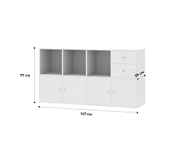 Изображение товара Стеллаж Билли 127 white ИКЕА (IKEA) на сайте adeta.ru