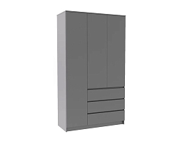 Изображение товара Распашной шкаф Мальм 314 grey ИКЕА (IKEA) на сайте adeta.ru