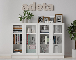 Изображение товара Книжный шкаф Билли 328 white ИКЕА (IKEA) на сайте adeta.ru
