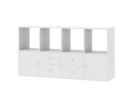 Изображение товара Стеллаж Билли 122 white ИКЕА (IKEA) на сайте adeta.ru